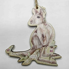 Load image into Gallery viewer, KANGAROO WOODEN CUTOUTS HANGING DECORATIONS - Jamjo Online