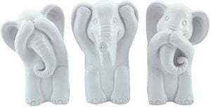 ELEPHANTS SET OF 3 HEAR/SEE/SPEAK - Jamjo Online