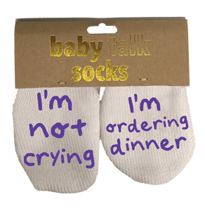 BABY SOCKS - I'M NOT CRYING - Jamjo Online