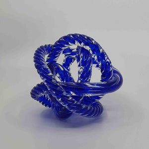ENDLESS KNOT - CLASSIC BLUE TWIST 12cm - GIFT BOXED - Jamjo Online