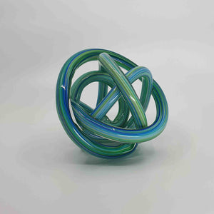 ENDLESS KNOT - TRANQUIL GREEN STRIPE 12cm - GIFT BOXED - Jamjo Online