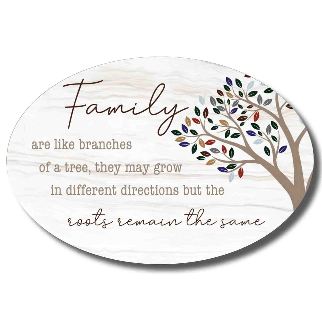 FAMILY BRANCHES - OVAL CERAMIC PLAQUES - Jamjo Online