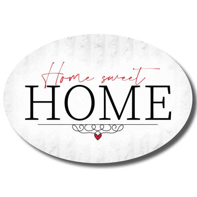 HOME SWEET HOME - OVAL CERAMIC PLAQUES - Jamjo Online