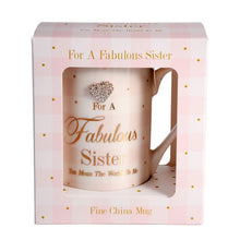 Load image into Gallery viewer, MAD DOTS - FABULOUS SISTER MUG - Jamjo Online
