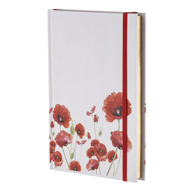 RED POPPIES A5 HARDCOVER NOTEBOOK - Jamjo Online