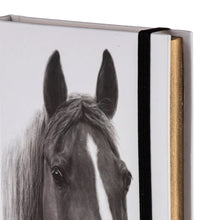 Load image into Gallery viewer, TRIO OF CHESTNUT, GREY AND BLACK HORSES A6 NOTEBOOK - Jamjo Online