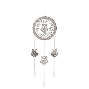 SILVER CRYSTAL CHIME - OWL - Jamjo Online