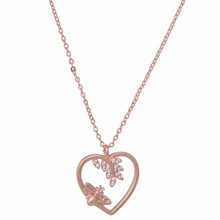 Load image into Gallery viewer, EQUILIBRIUM BEE NECKLACE - ROSE GOLD - Jamjo Online
