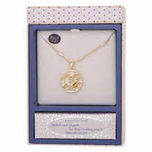 Load image into Gallery viewer, EQUILIBRIUM BEE NECKLACE - ROSE GOLD - Jamjo Online