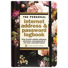 Load image into Gallery viewer, INTERNET LOG BOOK - MIDNIGHT FLORAL - Jamjo Online