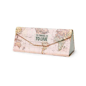 SEE YOU SOON - MAPS - FOLDING GLASSES CASE - Jamjo Online
