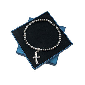 HERATITE BRACELET WITH CROSS - Jamjo Online