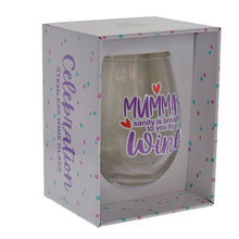 Load image into Gallery viewer, MUMMA&#39;S SANITY - STEMLESS WINE GLASS - Jamjo Online